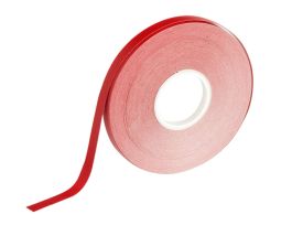 Marking Tape Roll - Adhesive Vinyl, Solid Color, Red, 0.25"x 50