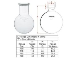 FLASK EVAPORATING 10L MED.