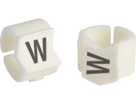 ClipSleeve Wire Markers Size 23 Nylon 8 AWG - 4 AWG, W Pack of 50 Pieces