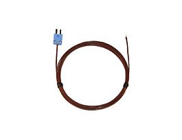 Type-T, FEP-Insulated Probe, Mini-Connector, Exposed, 10ft 24 -Gauge
