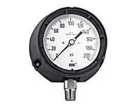 4.5" Filled Process Pressure Gauge, 0 to 200 psi, Lower