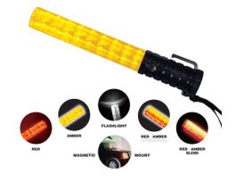 FLASHBACK FIVE LIGHT BATON (RED / AMBER)