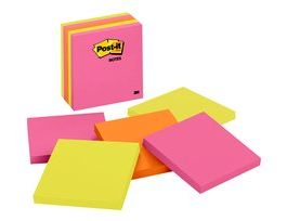 Post-it® Notes 675-5LAN, 4 In X 4 In (101 mm X 101 mm)