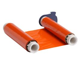 BBP85 Series R10000 Printer Ribbon, Roll of 200', Orange, 8.8" W