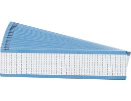 Numerical Wire Markers Permanent Adhesive Vinyl 0.5 in H Legend: 1, 3750 Total