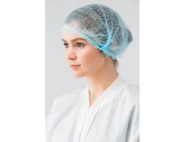 BOUFFANT HAT NON STERILE LTWT BL 23.5IN