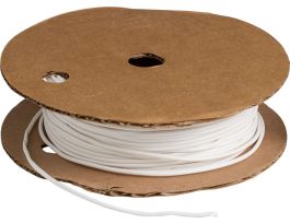 BRADYMARK Series PVC Tubing: Vinyl, White, 0.089" Dia x 100' L