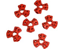 Pneumatic Quick-Disconnect Lockout Device, 6/Pack