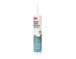 3M™ Marine Grade Silicone Sealant, Clear, 304 mL Cartridge, 12/Case