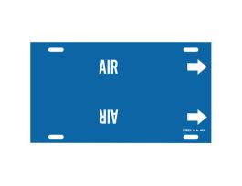 AIR Pipe Marker, 24" W, Fits Pipes 8" Dia. Thru 9.875" Dia.