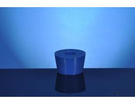 VWR SILICONE STOPPER #5 W/HOLE. CS
