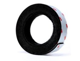 3M™ Hook/Loop Fastener TB3526N/TB3527N, Black, 1 in x 10 ft, 1 mated strip per bag, 8 bags per case