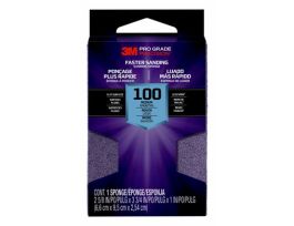 3M™ Pro Grade Precision™ Faster Sanding Block Sponge, 24001TRIP-F-B, 2 5/8 in x 3.75 in x 1 in, Fine, 12/cs