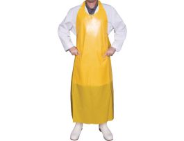 APRON DIE CUT 6 MIL PU YELLOW 45 IN CS36