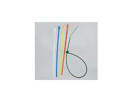 40 Pound Solid Nylon Cable/Zip Ties, 8" L, White; 1000/Pk