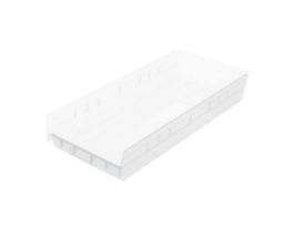 BIN SHELF BIN 23-5/8 X 11-1/8 X 4 CLEAR