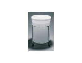 Heavy-Duty, Round Mobile Container, HDPE, 26 gallon