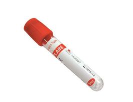 3ML RED TOP VACUUM TUBE, LAB & VET, GLAS PK