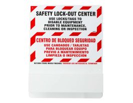 Bilingual Safety Lockout Board