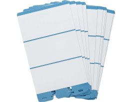 NEMA Wire Marker Repositionable Vinyl 1.56in H x 0.22in W White PK/10 Sheets