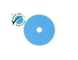 3M™ Sky Blue Hi-Performance Burnish Pad 3050, 20 in, 5/Case