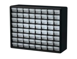 CABINET PLASTIC STORAGE 64 DRAWER