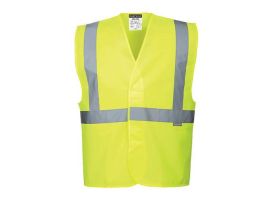 BRACE VEST HI-VIS ONE BAND PE YL 2X/3X