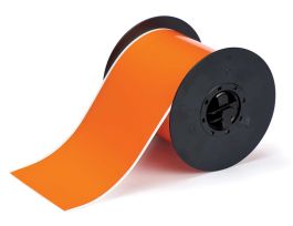 B30 Series Low-Halide Polyester Labels 4 in W x 100 ft L Orange