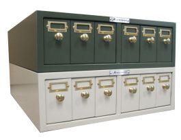 METAL SLIDE CABINET GREEN