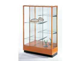 WALNUT CS W/MIRROR BACK48X18X70