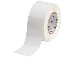 Paper Labels with Rubber Adhesive 1.25 in H x 2.5 in W White 2000/RL