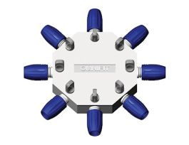 Standard Valve for 1 to 4 mm OD Tubing, 8-way; 1/ea