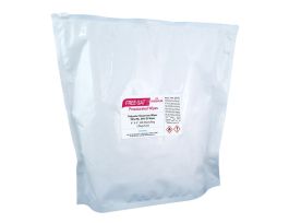 WIPE CLEANROOM 100% POLYESTER WHT 4X4IN CS