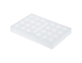 Homogenizer Foam Holder, 24 x 12 mL Vials; 1/EA