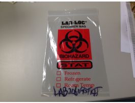 BAG SPECIMEN STAT CLR 3-WALL 6X6