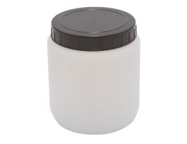 JAR HDPE W/CAP-INNER SEAL 1000ML PK10