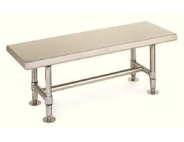 BENCH GOWNING HVD SOLID SS 16X48IN