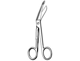 SCISSOR BANDAGE W/CLIP 5 1/2IN