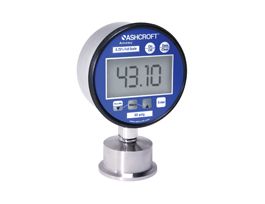 Digital Sanitary Gauge, 1.5" Tri-Clamp, 0 to 100 psi, battery powered