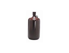 Amber Polypropylene Narrow-Mouth Bottle, 4 L