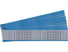 Letters and Numbers Wire Markers Aluminum Foil Legend: 1 to 18, 900 Total