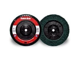 Scotch-Brite™ Clean and Strip XT Pro Extra Cut Disc, XC-DC, A/O Extra Coarse, Green, 7 in x 5/8 in-11, Type 27, 5 ea/Case