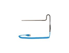 Type-T Heavy-Duty SS Penetrationation Probe Mini-Connector, 6" L .188 Dia Grounded