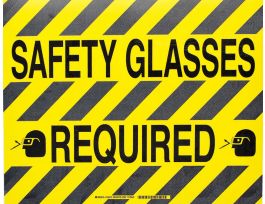 Floor Safety Sign, 14" H x 18" W x 0.011" D, Polyester