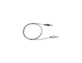 Alligator Clip RTD Probe, 100 Ohm; 10-ft SS Braid Cable