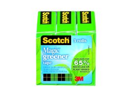 Scotch® Magic™ Greener Tape 812-3P, 3/4 in x 900 in (19 mm x 22,8 m)
