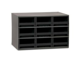 CABINET 19-SERIES STEEL W/ 9 BLK DRWRS