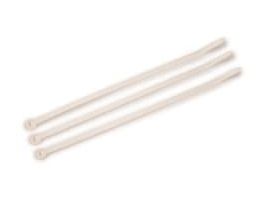 3M™ Standard Cable Tie 06226, Natural, 8 in, 100 per bag, 10 Bags/Case