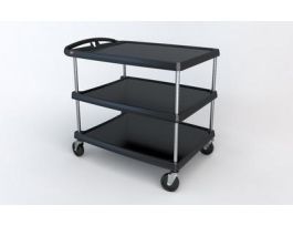 CART POLYMER 3 SHELVES