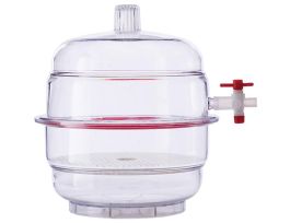 Abdos Vacuum Desiccator with a clear Polycarbonate (PC) top and Plate (Diameter 200mm) 1/EA